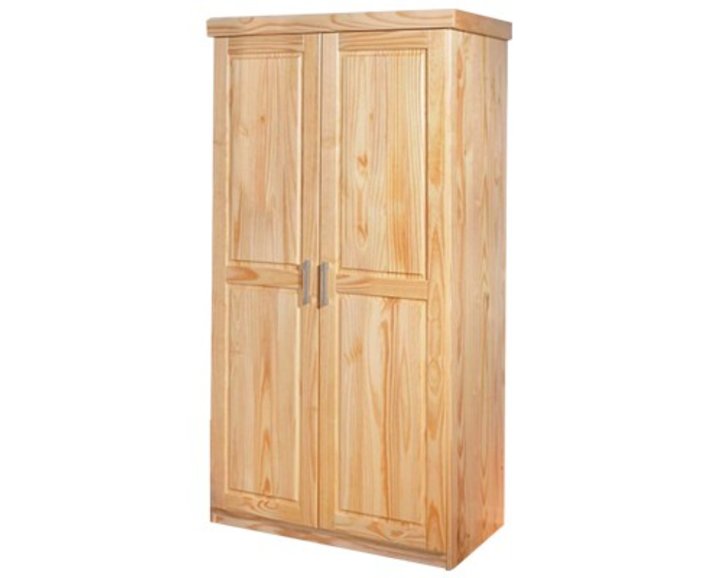 Šatníková skriňa 2D IA8880, masiv borovica
