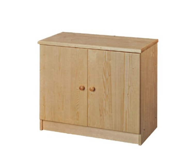 Komoda dvierková-skrinka  IA822, masiv smrek Komoda dvierková-skrinka  IA822, masiv smrek