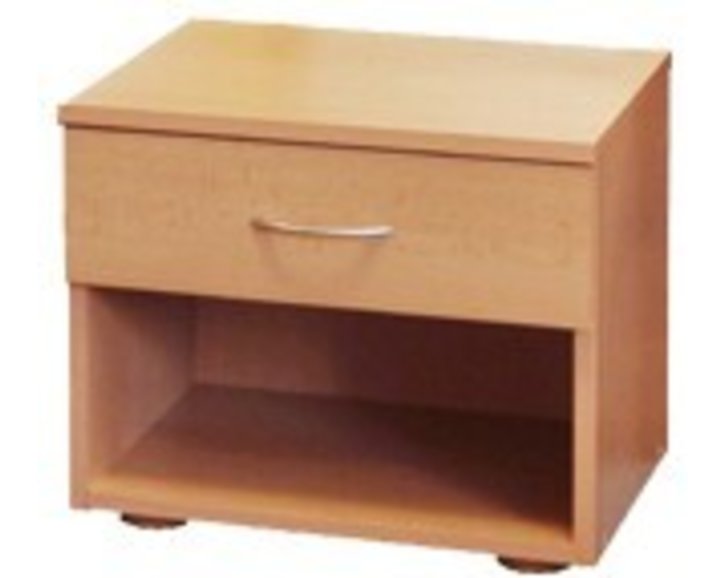 Nočný stolík k posteli IA140A, lamino buk Nočný stolík k posteli IA140A, lamino buk