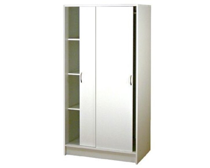 Šatníková skriňa s posuvnými dverami IA5223B - lamino biela