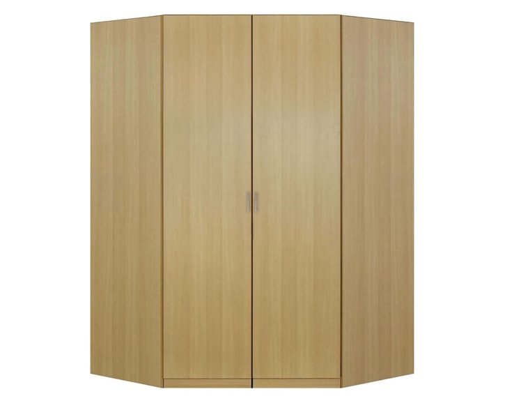 Rohová šatníková skriňa dvojdverová IA11550, buk Rohová šatníková skriňa dvojdverová IA11550, buk