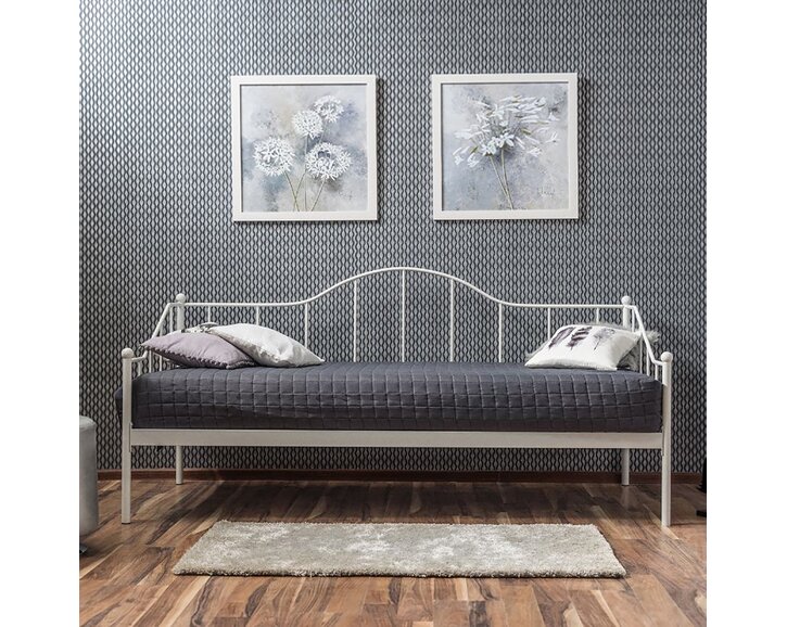 Kovové jednolôžko IA3124, 90x200