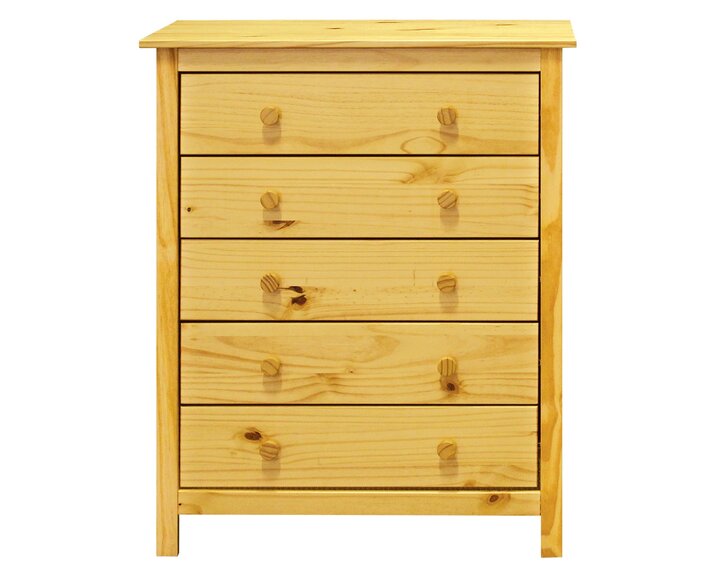 Komoda - 5 zásuvková IA8077, masiv smrek Komoda - 5 zásuvková IA8077, masiv smrek
