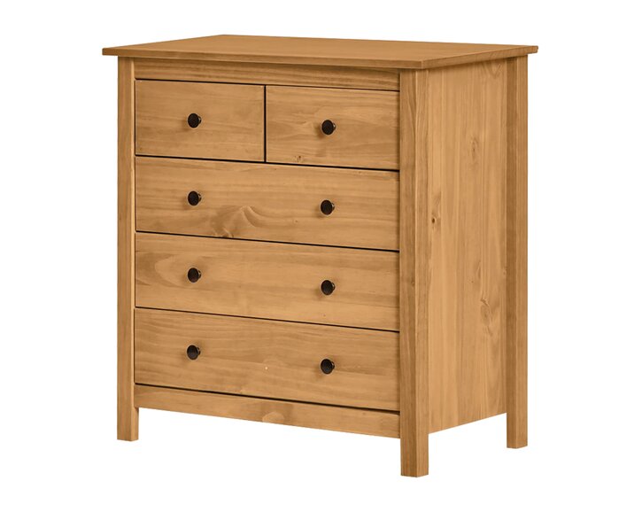 Komoda 5 zásuvková IA8091V, masiv borovica Komoda 5 zásuvková IA8091V, masiv borovica