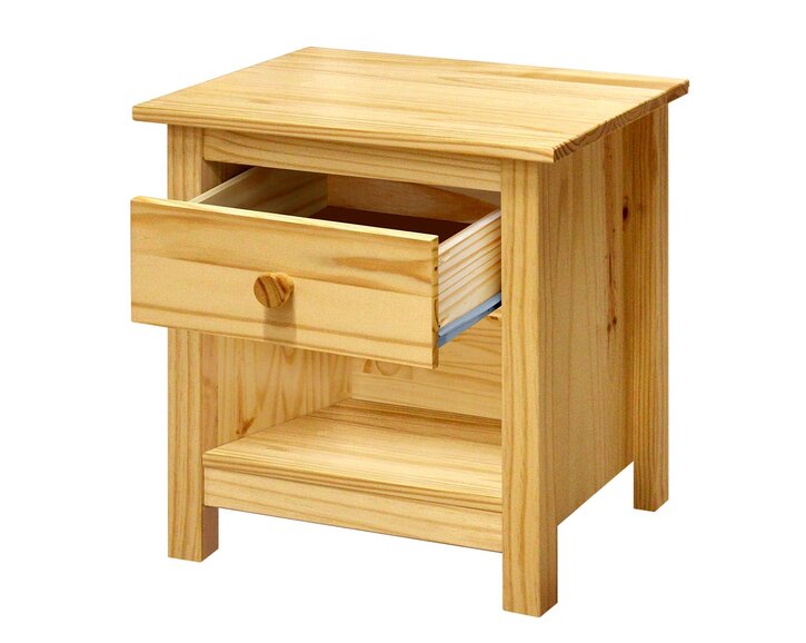 Nočný stolík IA9130, masiv smrek Nočný stolík IA9130, masiv smrek
