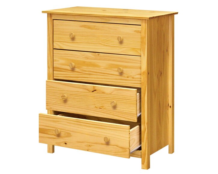 Komoda - 4 zásuvková IA9132, masiv borovica Komoda - 4 zásuvková IA9132, masiv borovica