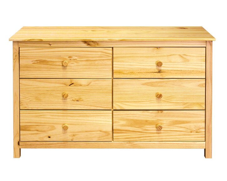 Komoda 6 zásuvková IA9133, masiv borovica Komoda 6 zásuvková IA9133, masiv borovica