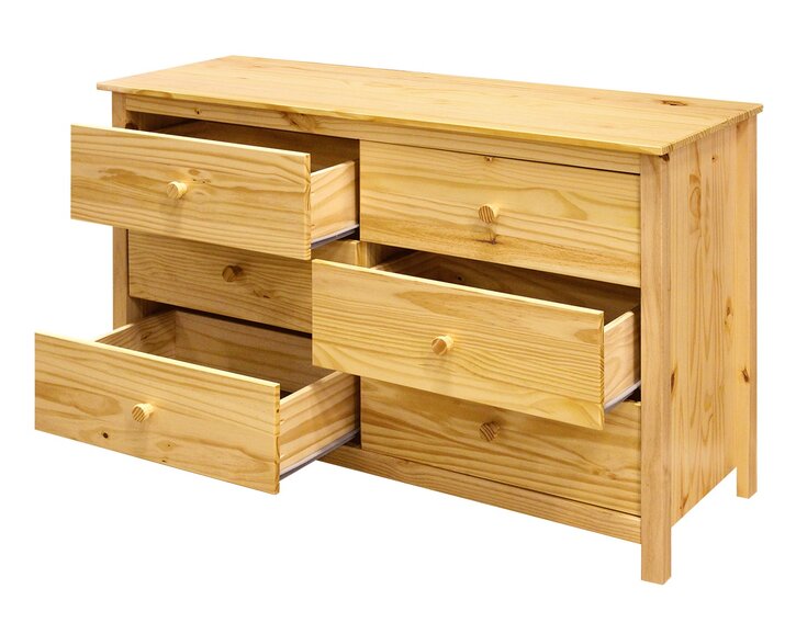 Komoda 6 zásuvková IA9133, masiv borovica Komoda 6 zásuvková IA9133, masiv borovica