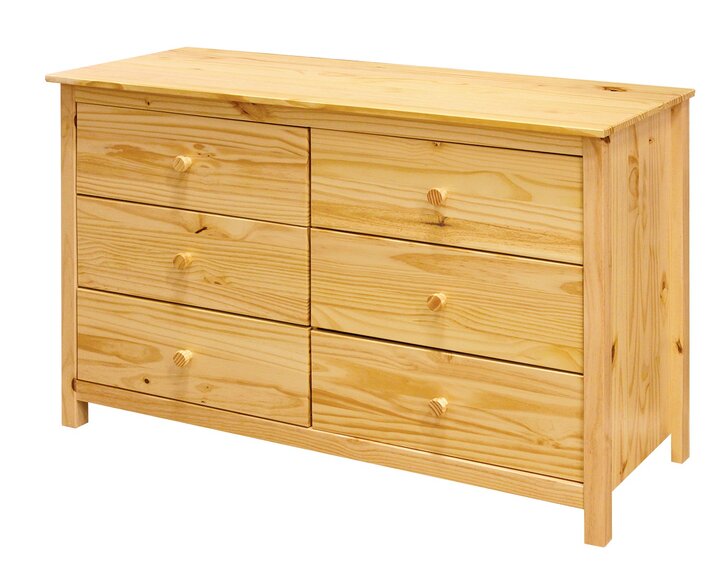 Komoda 6 zásuvková IA9133, masiv borovica Komoda 6 zásuvková IA9133, masiv borovica