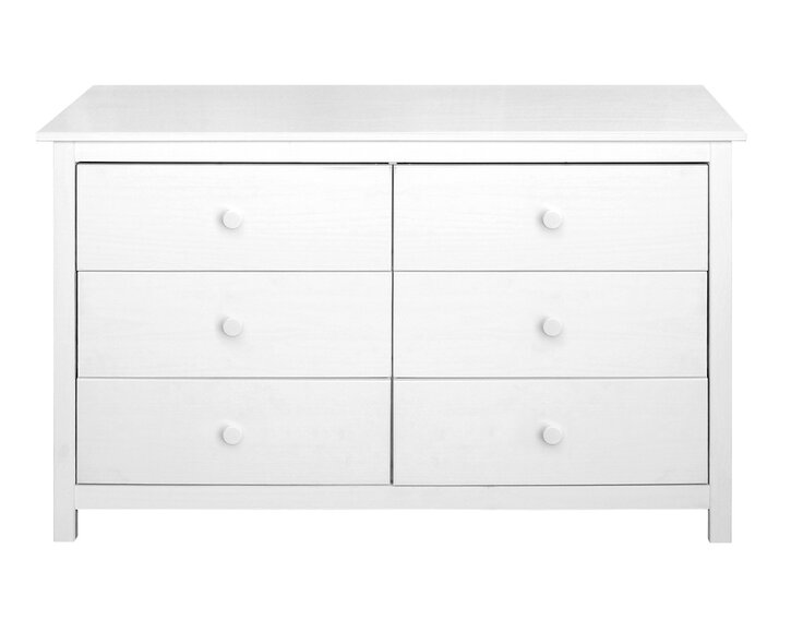 Komoda 6 zásuvková IA9133B, masiv borovica