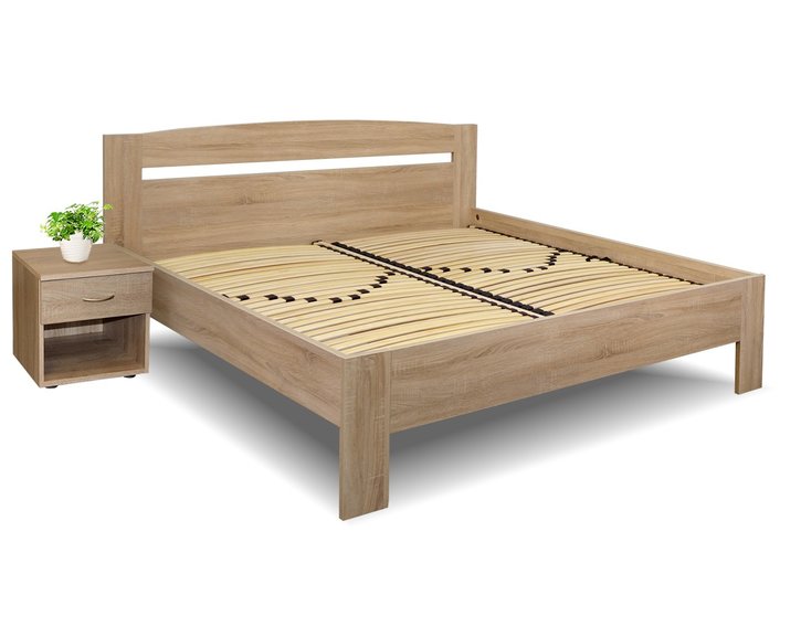 Manželská posteľ Maria 160x200, 180x200, lamino