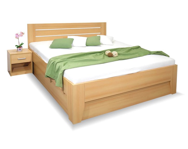 Manželská posteľ s úložným priestorom CANARIA 200x200