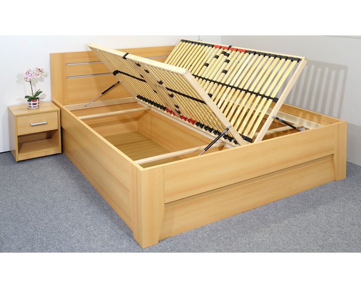 Manželská posteľ s úložným priestorom CANARIA 200x200