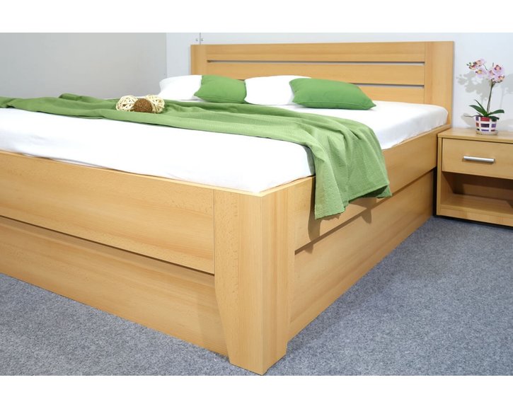 Posteľ s úložným priestorom CANARIA, 140x200, lamino