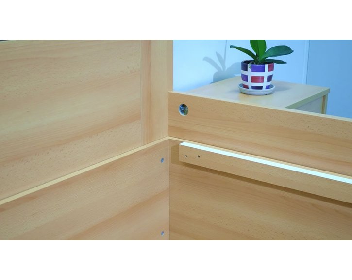 Posteľ s úložným priestorom CANARIA 80x210, 90x210