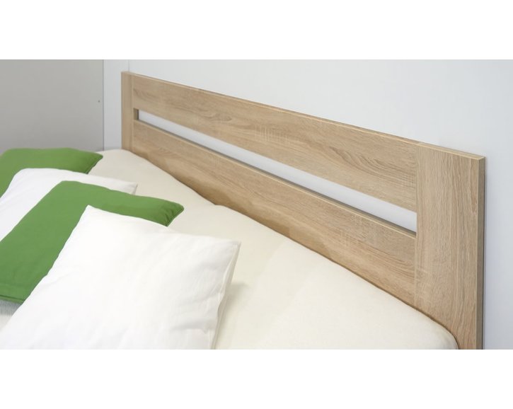 Manželská posteľ s úložným priestorom, bočný výklop LADA 160x210, 160x220