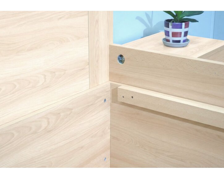 Rozšírená posteľ dvojlôžko s úložným priestorom CANARIA 200x200