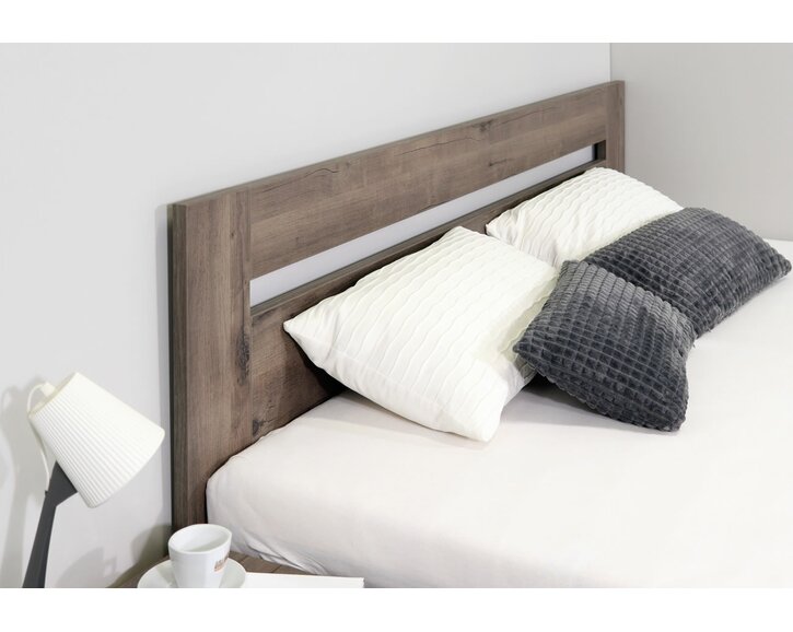 Detail čela - úložná posteľ Elevia