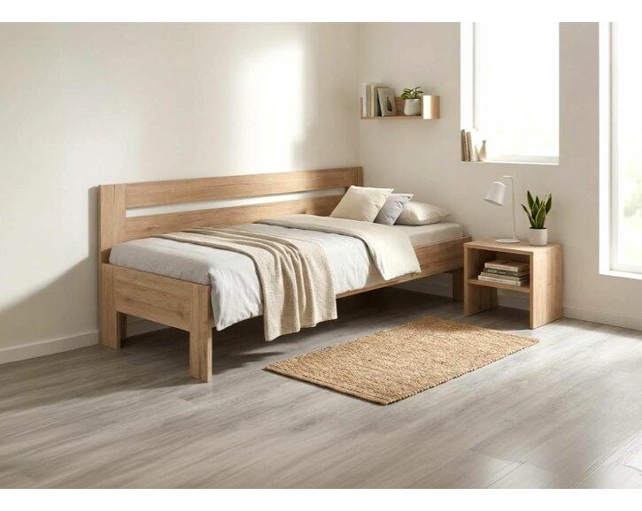 posteľ Erika s bočným čelom, 90x200cm posteľ Erika s bočným čelom, 90x200cm