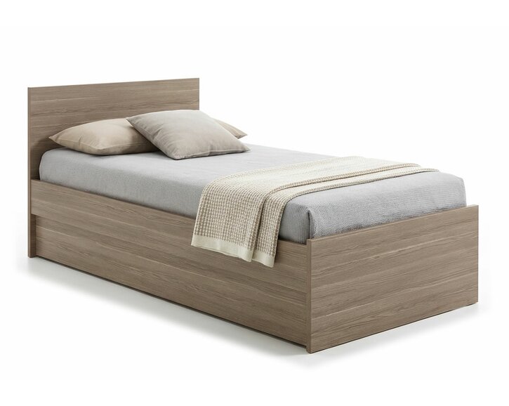 Posteľ jednolôžko s úložným priestorom HUGO, bočné vyklápanie