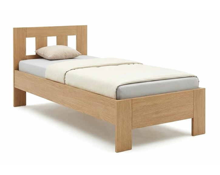 Zvýšená jednolôžková posteľ z lamina MALAGA Zvýšená jednolôžková posteľ z lamina MALAGA