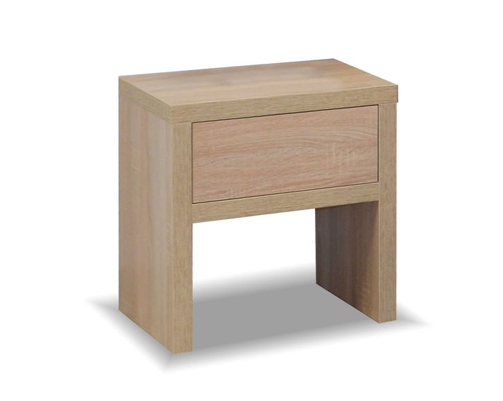 Nočný stolík Lori, 1-zásuvka, lamino
