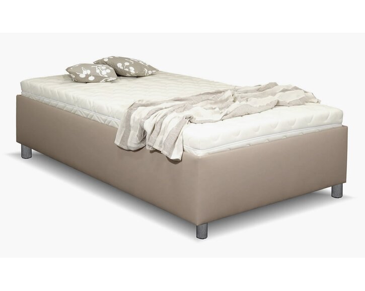 Vyvýšená čalúnená posteľ s úložným priestorom Roneta, 120x200 Vyvýšená čalúnená posteľ s úložným priestorom Roneta, 120x200