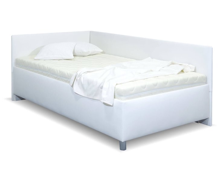 Vyvýšená čalúnená posteľ s úložným priestorom Ryana, 140x200