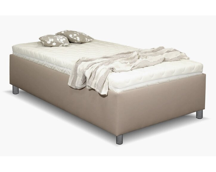 Vyvýšená váľanda s úložným priestorom Roneta, 90x200cm, hnedá Vyvýšená váľanda s úložným priestorom Roneta, 90x200cm, hnedá