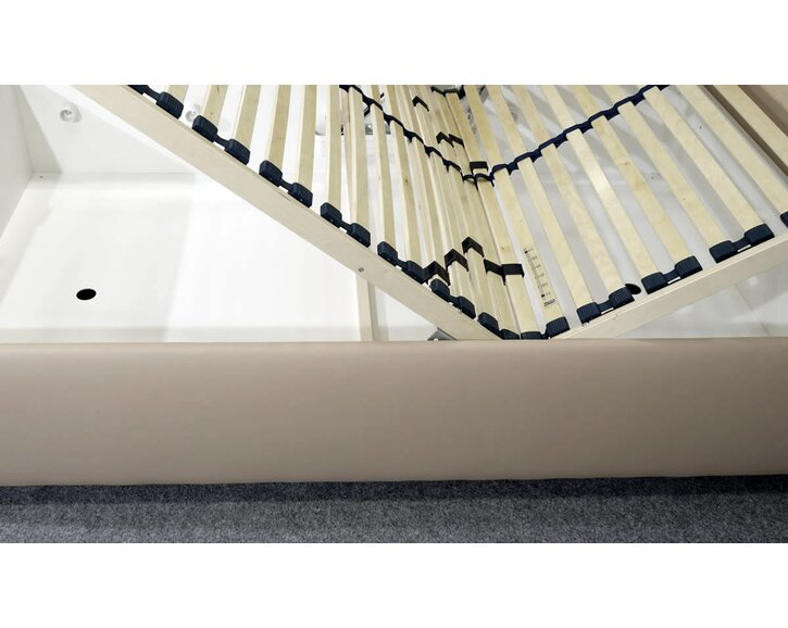 Vyvýšená váľanda s úložným priestorom Roneta, 90x200, hnedá Vyvýšená váľanda s úložným priestorom Roneta, 90x200, hnedá