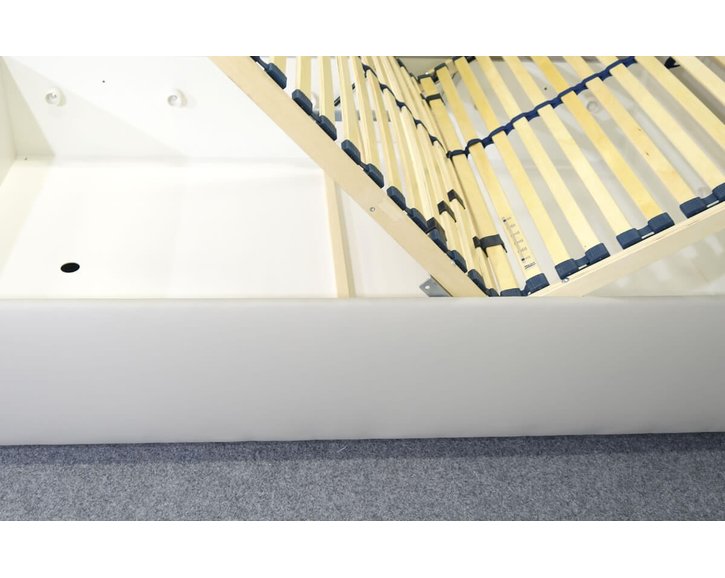 Vyvýšená váľanda s úložným priestorom Roneta, 120x200, svetlo šedá