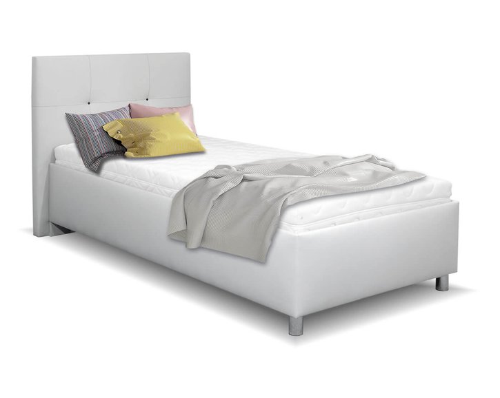 Čalúnená posteľ s úložným priestorom Crissy 90x200