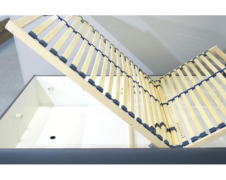 Čalúnená posteľ s úložným priestorom Crissy 90x200