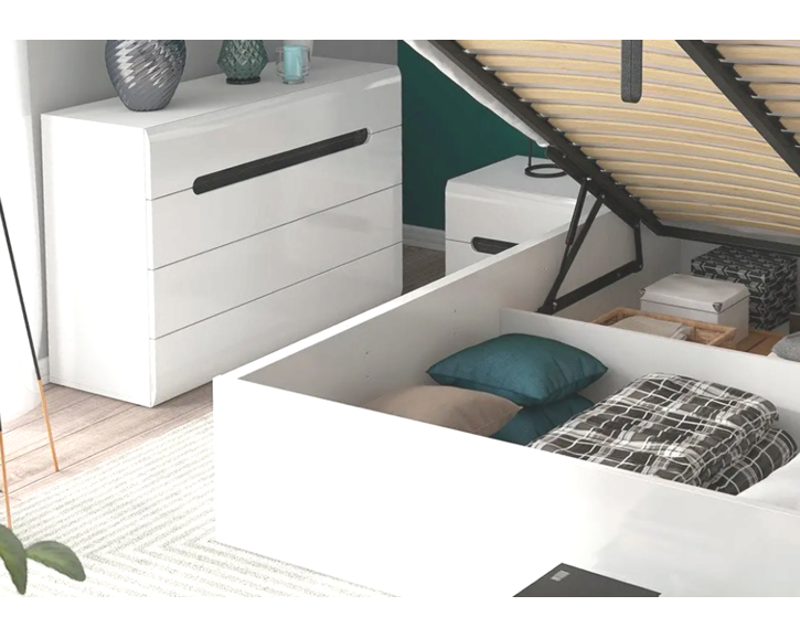 Detail - posteľ Tetris