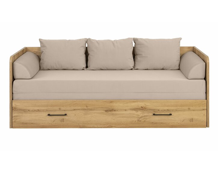 Rozkládacia posteľ s matracami a vanúšmi TETRIS Rozkládacia posteľ s matracami a vanúšmi TETRIS