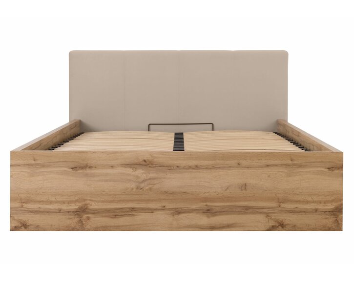 Posteľ s roštom a úložným priestorom