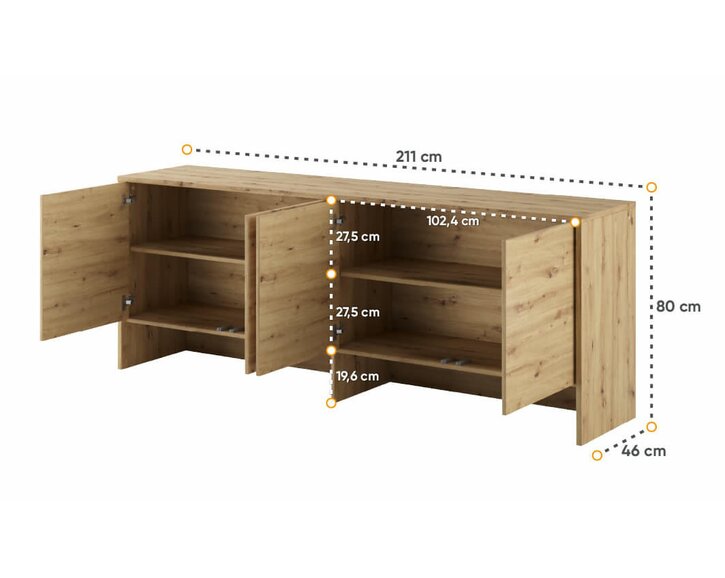 Nadstavec postele Monterasso