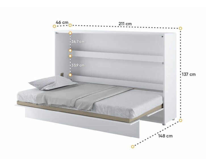 Sklápacia posteľ MONTERASSO Sklápacia posteľ MONTERASSO