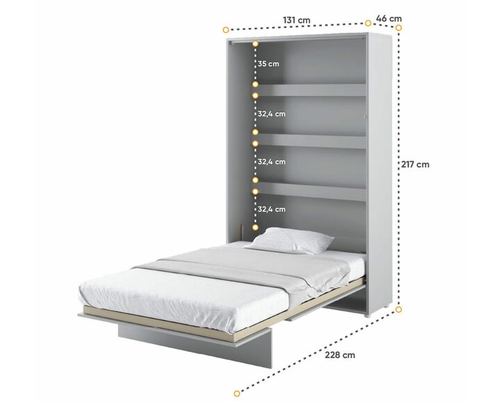 Sklápacia posteľ MONTERASSO Sklápacia posteľ MONTERASSO