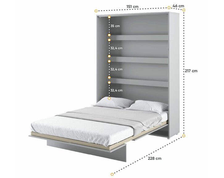 Sklápacia posteľ MONTERASSO Sklápacia posteľ MONTERASSO