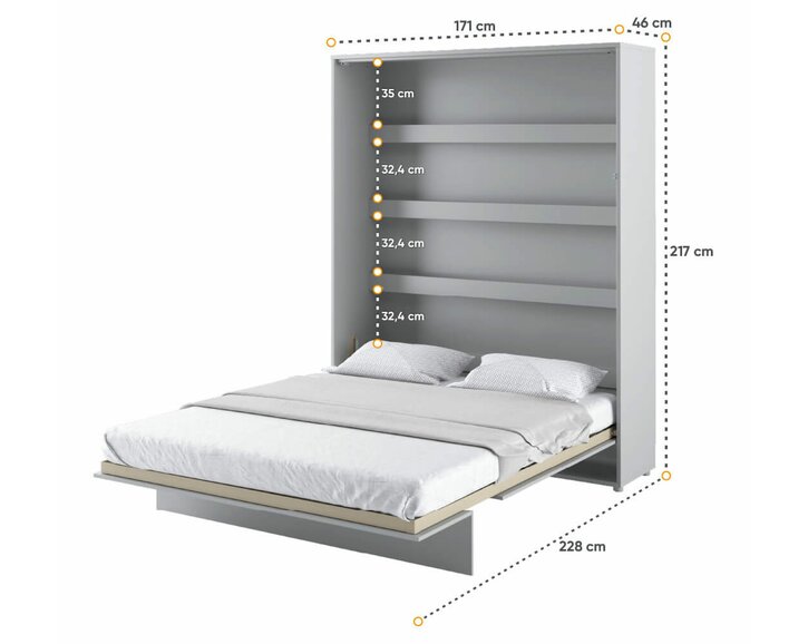 Sklápacia posteľ MONTERASSO Sklápacia posteľ MONTERASSO