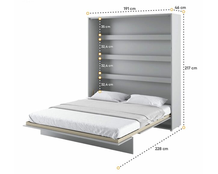 Sklápacia posteľ MONTERASSO Sklápacia posteľ MONTERASSO