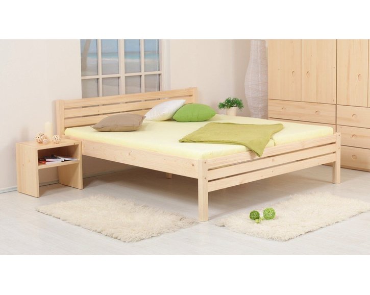 Vyvýšené dvojlôžko KARLA senior 180x200cm, masív smrek Vyvýšené dvojlôžko KARLA senior 180x200cm, masív smrek