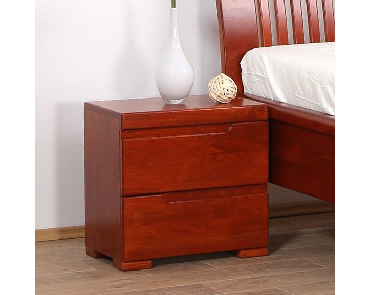 Nočný stolík z masívu, 2-zásuvkový F133 Nočný stolík z masívu, 2-zásuvkový F133