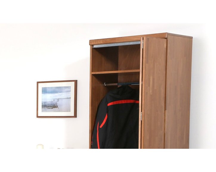 Šatníková skříňa - celošatníková F153, masiv buk Šatníková skříňa - celošatníková F153, masiv buk