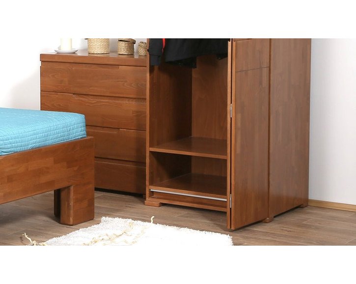 Šatníková skříňa - celošatníková F153, masiv buk Šatníková skříňa - celošatníková F153, masiv buk