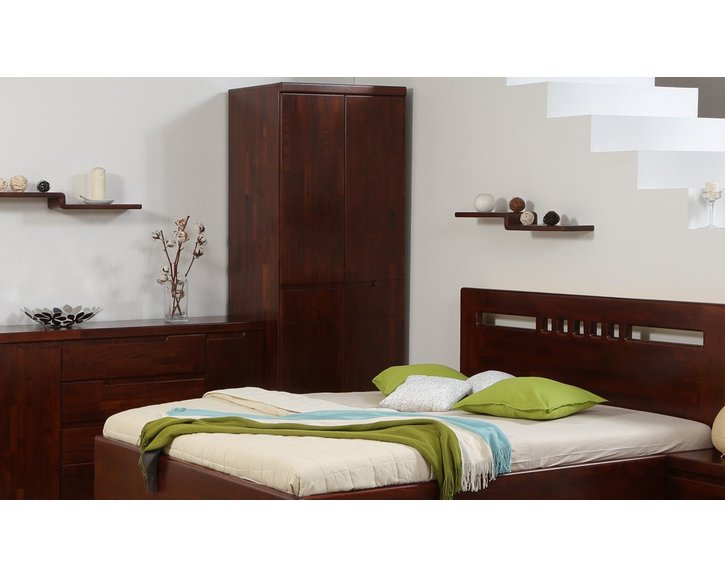 Šatníková skriňa - policová F155, masív buk Šatníková skriňa - policová F155, masív buk