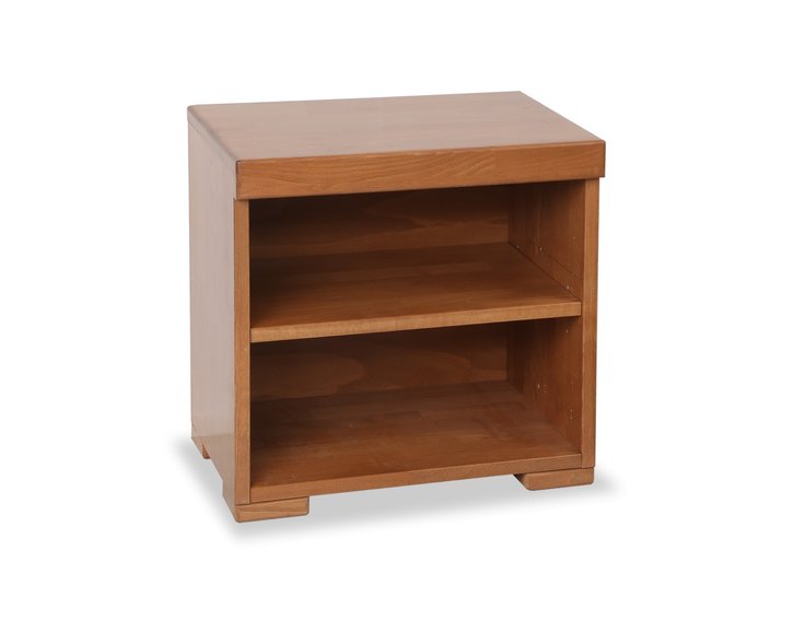 Nočný stolík z masívu, policový F131