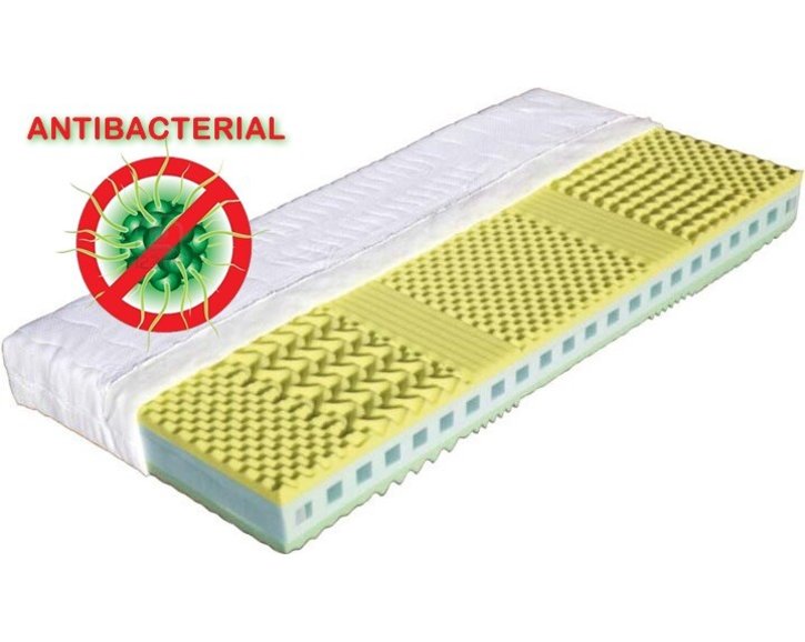 Antibakteriálny matrac KRÉTA 19cm, 80x200cm, 120kg, 7 zón Antibakteriálny matrac KRÉTA 19cm, 80x200cm, 120kg, 7 zón