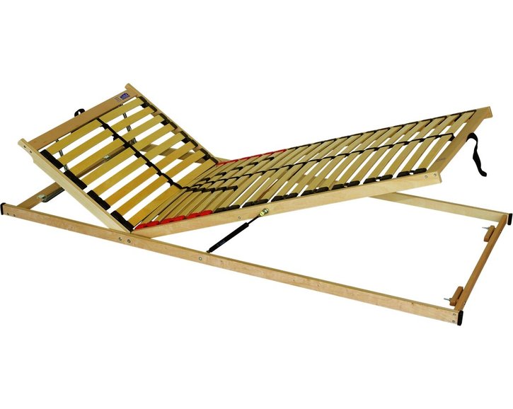 Vyklápací polohovací rošt Double NV, čelný výklop, 90x220, 28 lamiel